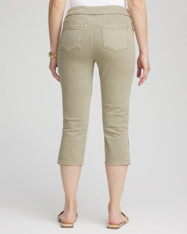 19 Pull-on Capri Jeans - image 3